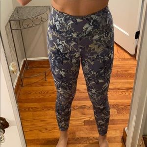 Blue Floral Fabletics Leggings
